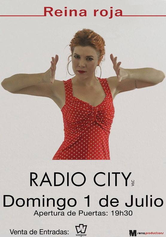 cartel radio city valencia - reina roja
